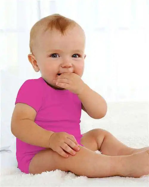 Boxercraft Bk01 Baby Essential Bodysuit Fuchsia