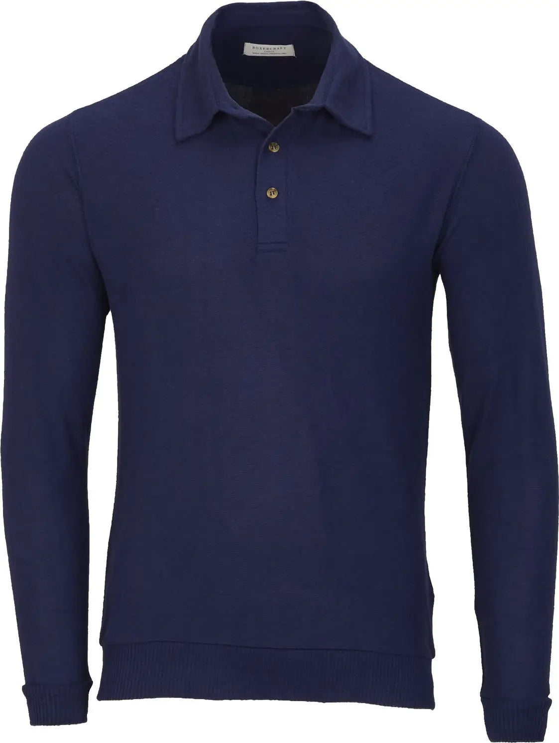 Boxercraft Bm1101 Men’s Cuddle Sweater Polo - Navy - Adult Xs