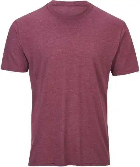 Boxercraft Bm2102 Tri Blend t Shirt Maroon Heather