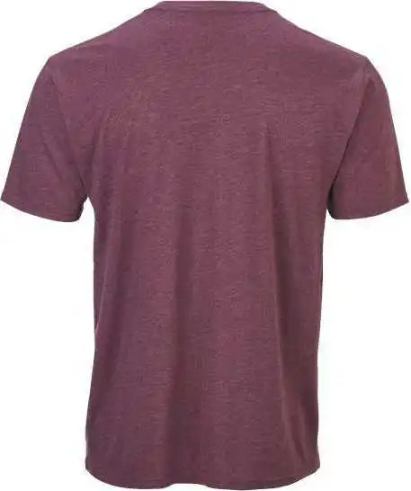 Boxercraft Bm2102 Tri Blend t Shirt Maroon Heather