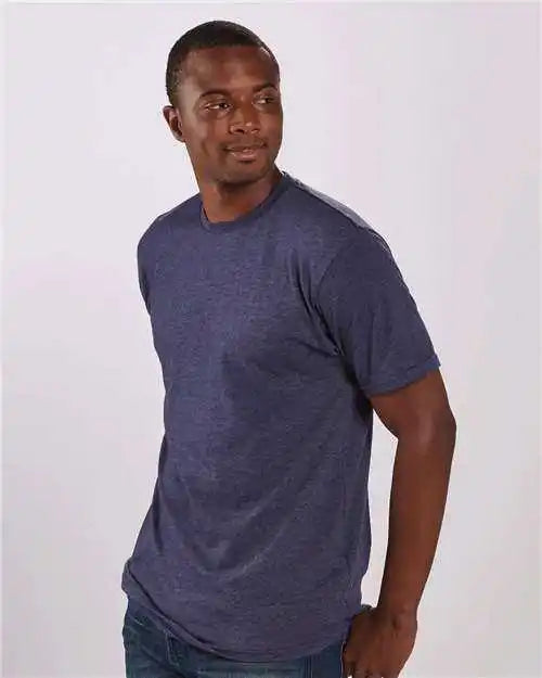 Boxercraft Bm2102 Tri-blend T-shirt - Navy Heather