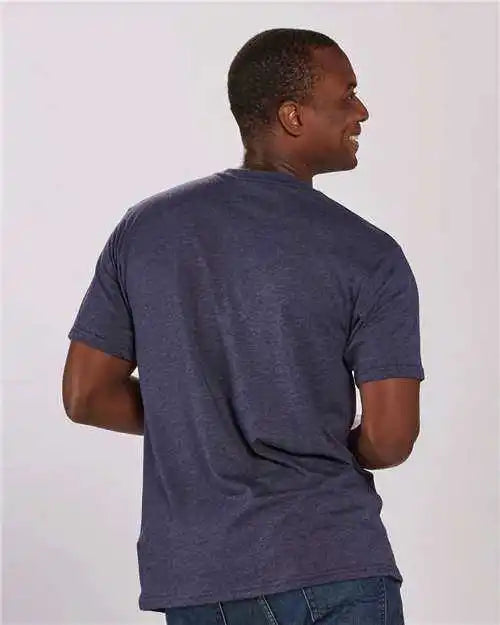 Boxercraft Bm2102 Tri-blend T-shirt - Navy Heather