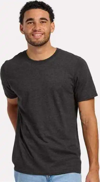 Boxercraft Bm2103 Basic Crew T-shirt - Charcoal Heather