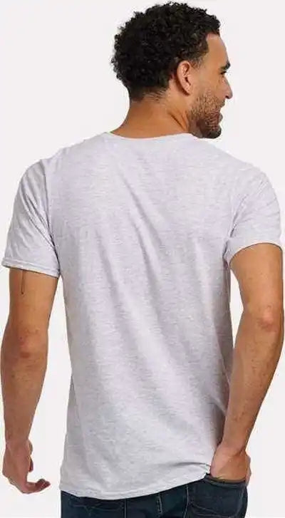 Boxercraft Bm2103 Basic Crew T-shirt - White Heather