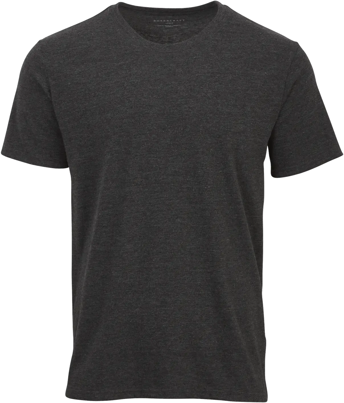 Boxercraft Bm2103 Men’s Essential Crew Neck Tee - Charcoal Heather