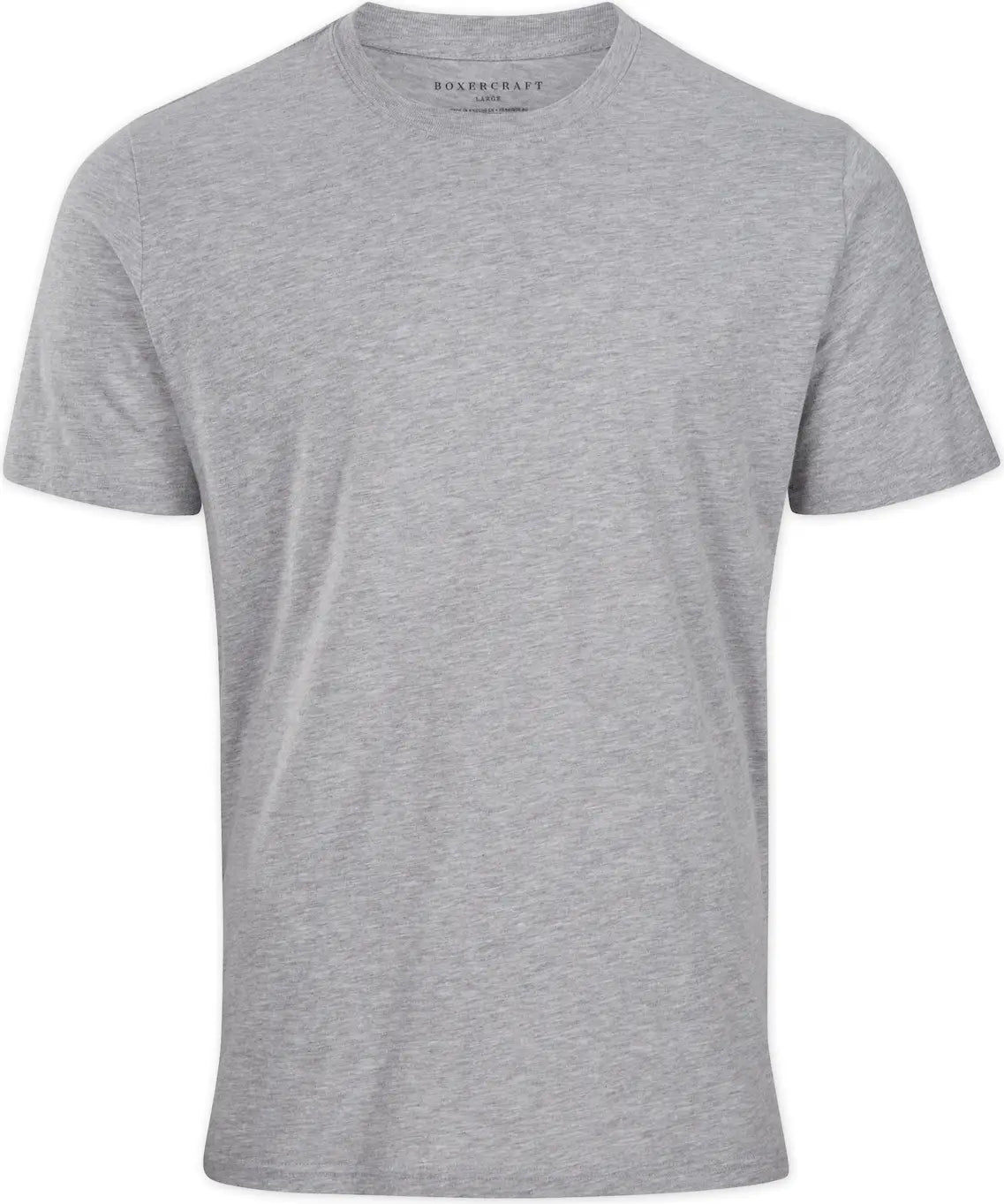Boxercraft Bm2103 Men’s Essential Crew Neck Tee - Oxford Heather - Gray / Adult Xs