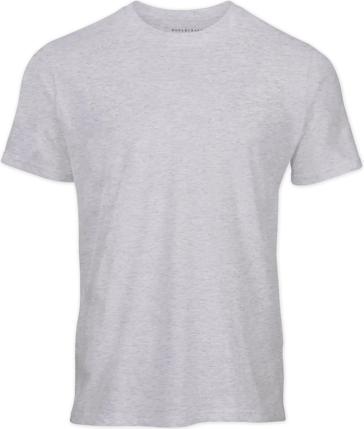 Boxercraft Bm2103 Men’s Essential Crew Neck Tee - White Heather - Adult s