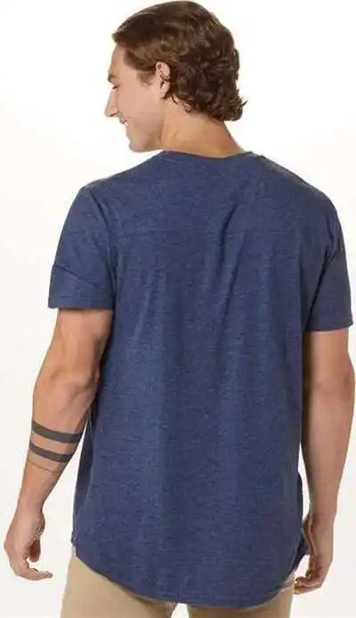 Boxercraft Bm2204 High V-neck T-shirt - Denim