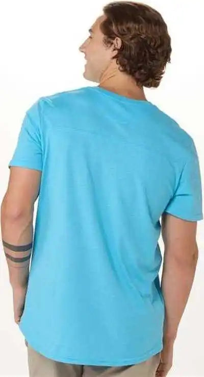 Boxercraft Bm2204 High V-neck T-shirt - Pacific Blue