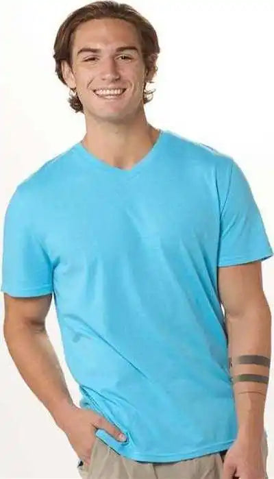 Boxercraft Bm2204 High V-neck T-shirt - Pacific Blue