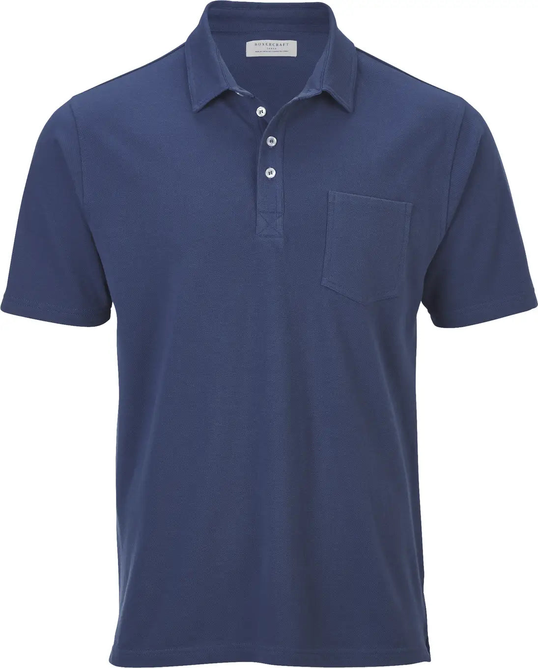 Boxercraft Bm2301 Pique Polo - Indigo - Navy / Adult Xs