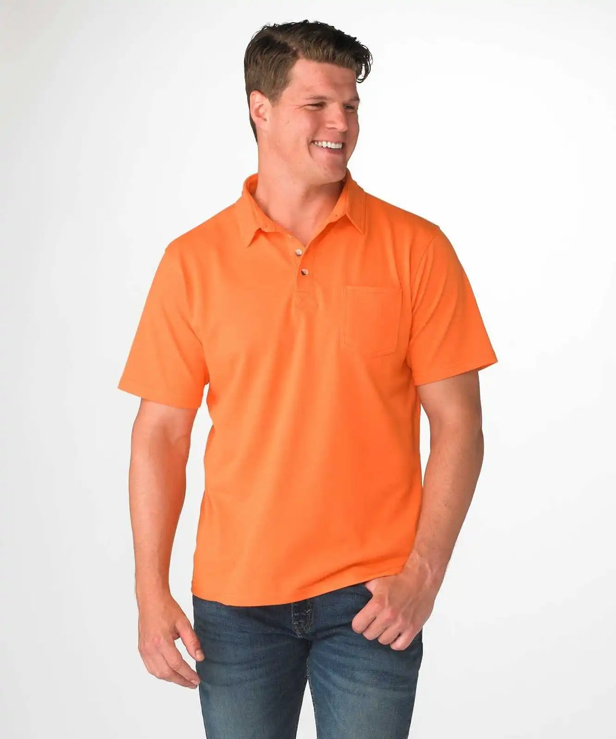 Boxercraft Bm2301 Pique Polo - Mandarin