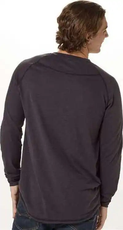 Boxercraft Bm3101 Henley Long Sleeve T-shirt - Black