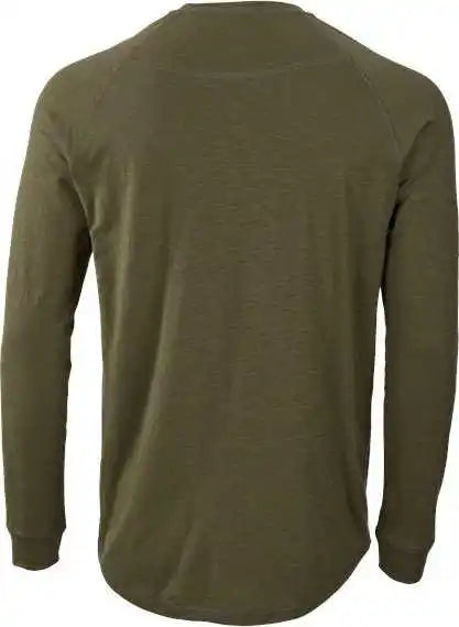 Boxercraft Bm3101 Henley Long Sleeve T-shirt - Olive