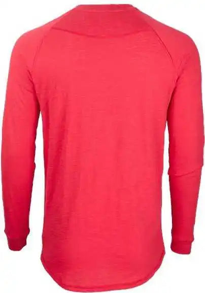 Boxercraft Bm3101 Henley Long Sleeve t Shirt True Red
