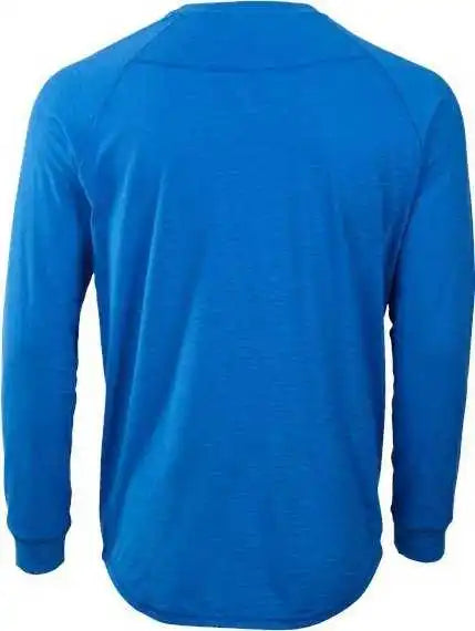 Boxercraft Bm3101 Henley Long Sleeve T-shirt - True Royal