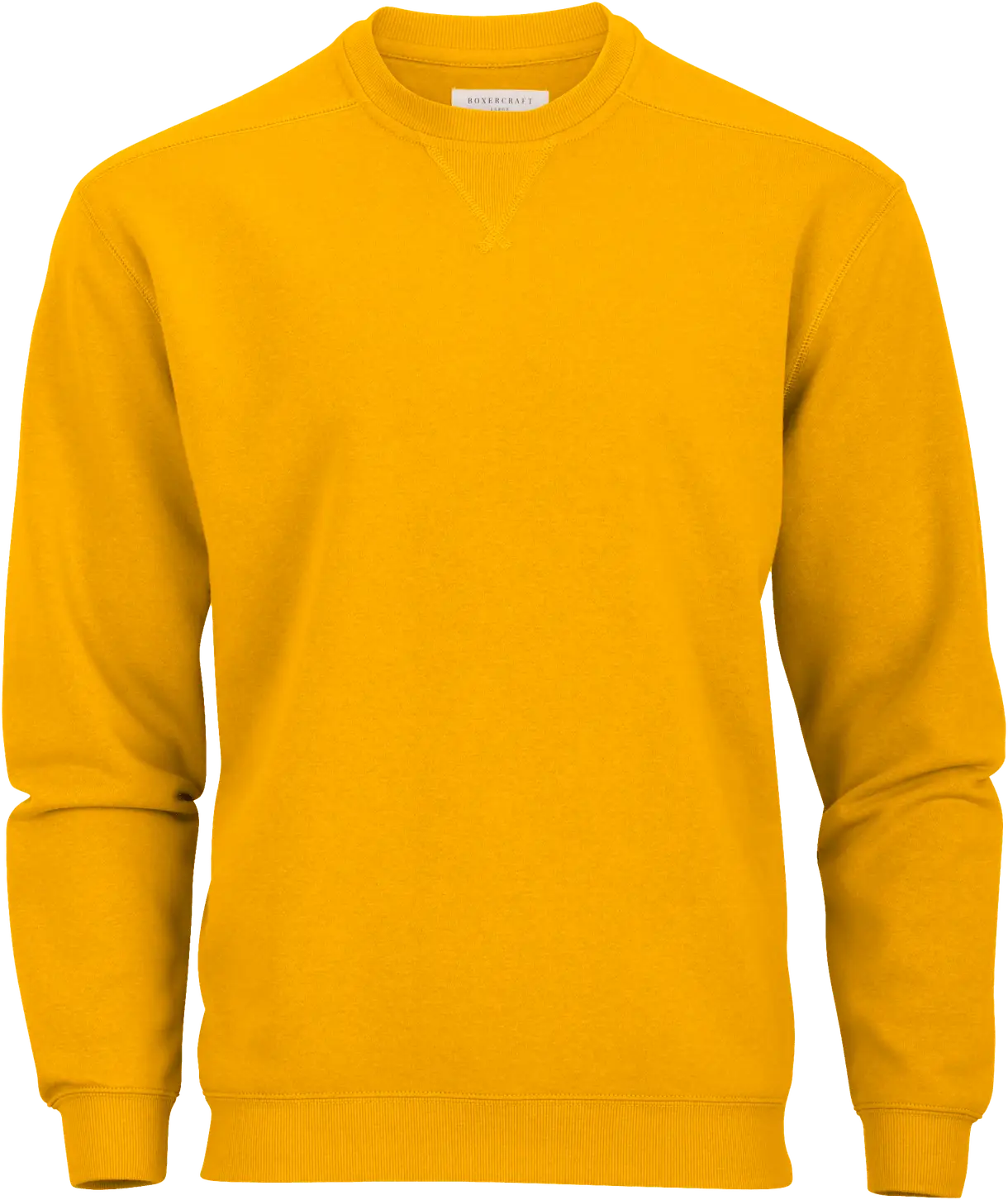 Boxercraft Bm5101 Fleece Crew - Golden Amber - Burnt Orange / Adult Xs