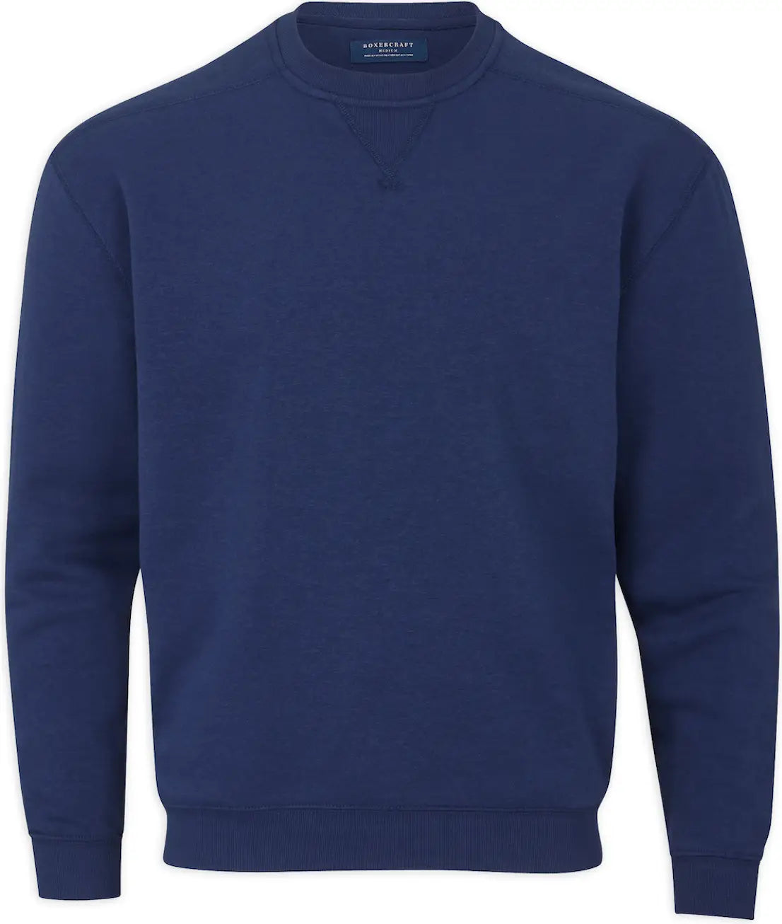 Boxercraft Bm5101 Fleece Crew - Navy - Adult Xs