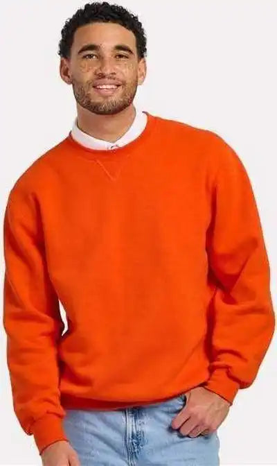 Boxercraft Bm5101 Fleece Crew Pullover - Burnt Orange