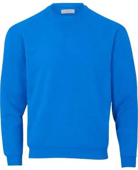 Boxercraft Bm5101 Fleece Crew Pullover Collegiate Blue