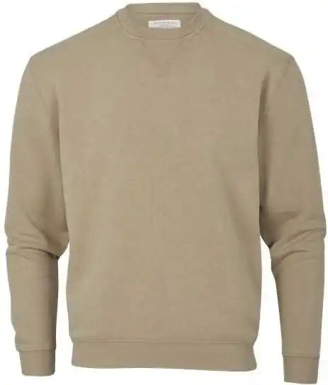 Boxercraft Bm5101 Fleece Crew Pullover - Latte