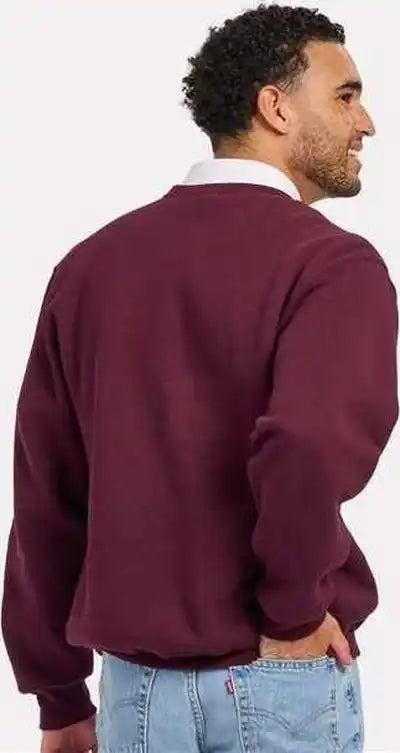 Boxercraft Bm5101 Fleece Crew Pullover Maroon
