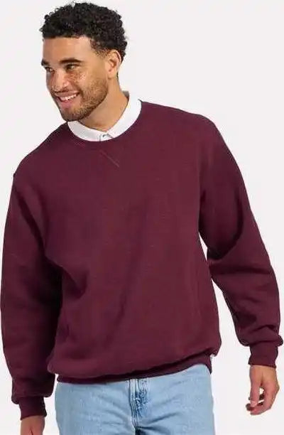 Boxercraft Bm5101 Fleece Crew Pullover Maroon