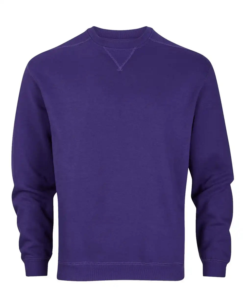 Boxercraft Bm5101 Fleece Crew Pullover - Purple - Xs
