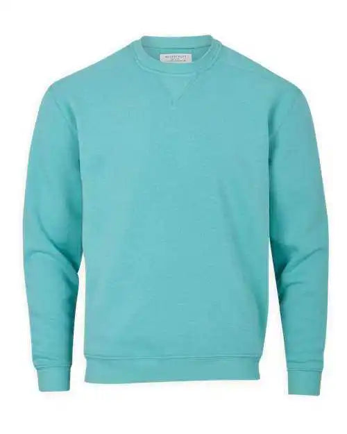 Boxercraft Bm5101 Fleece Crew Pullover - Saltwater