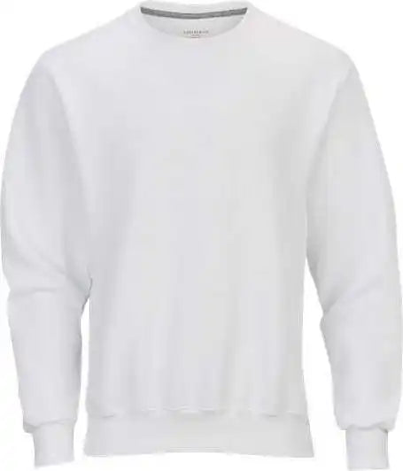 Boxercraft Bm5101 Fleece Crew Pullover - White