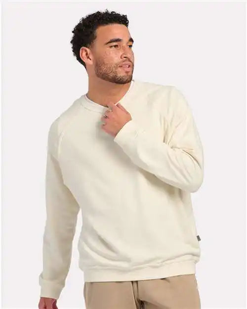 Boxercraft Bm5104 French Terry Crew Pullover - Natural