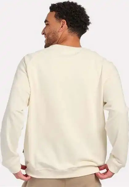 Boxercraft Bm5104 French Terry Crew Pullover - Natural