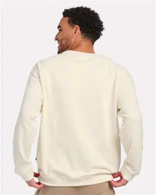 Boxercraft Bm5104 French Terry Crew Pullover - Natural