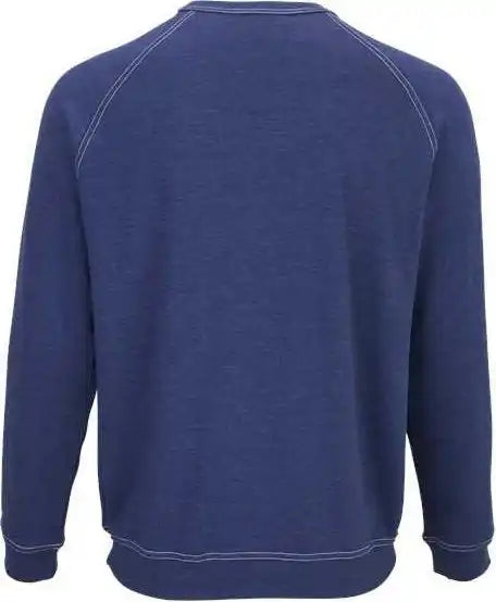 Boxercraft Bm5104 French Terry Crew Pullover - Navy Heather