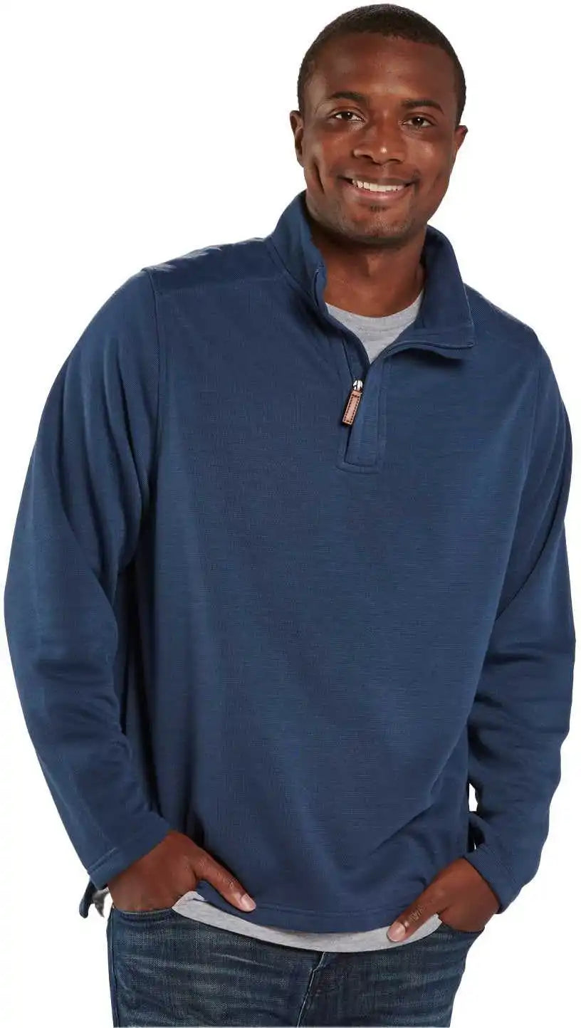 Boxercraft Bm5201 Sullivan Quarter Zip - Indigo