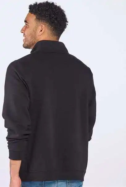 Boxercraft Bm5202 Fleece Quarter-zip Pullover - Black