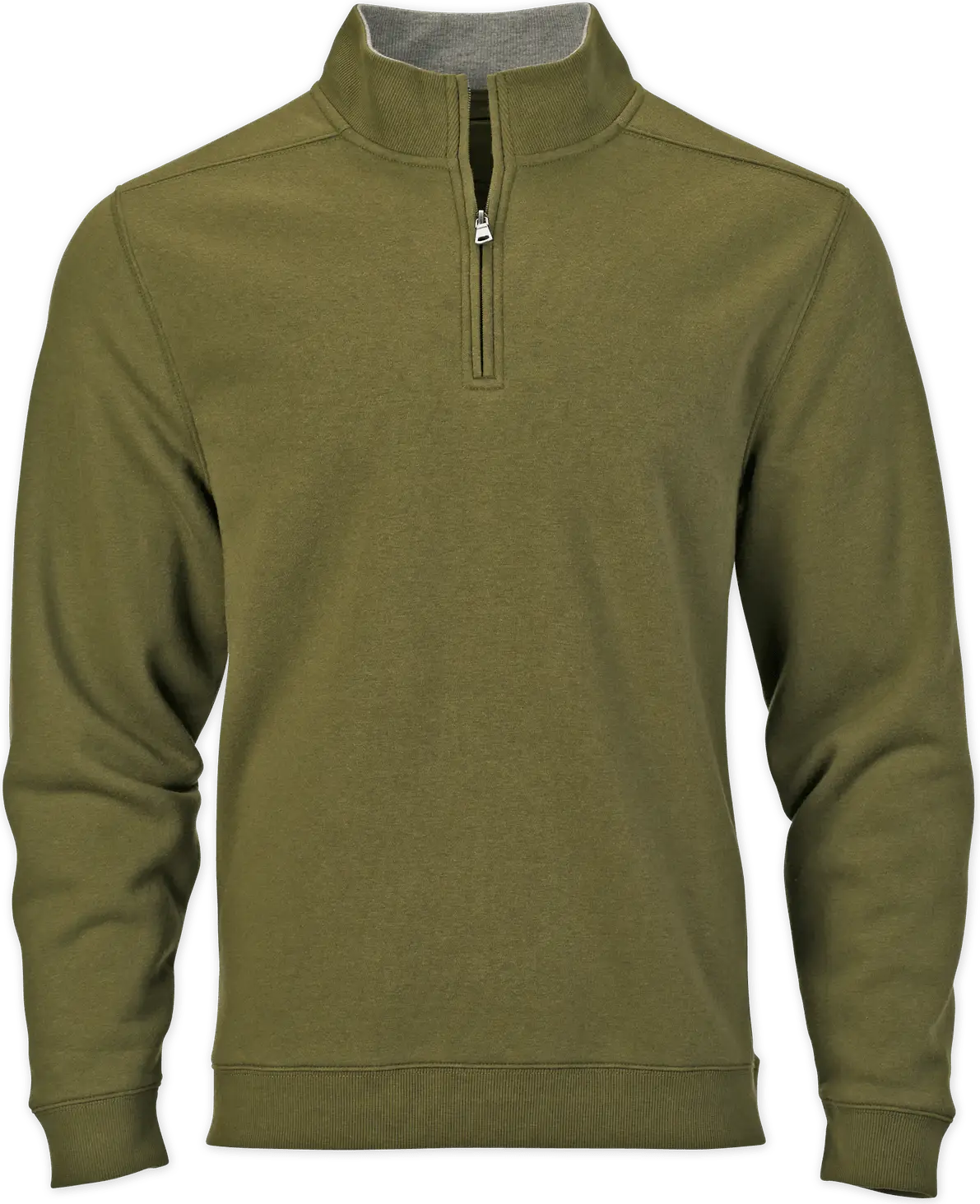 Boxercraft Bm5202 Fleece Quarter Zip Pullover - Olive - Adult Xs