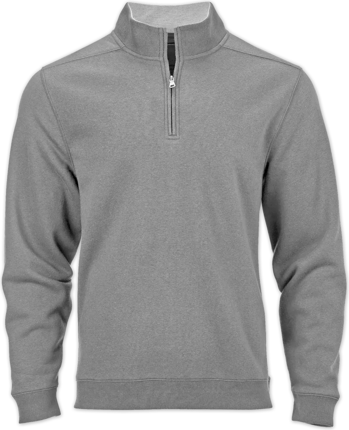 Boxercraft Bm5202 Fleece Quarter Zip Pullover - Oxford Heather - Gray / Adult Xs