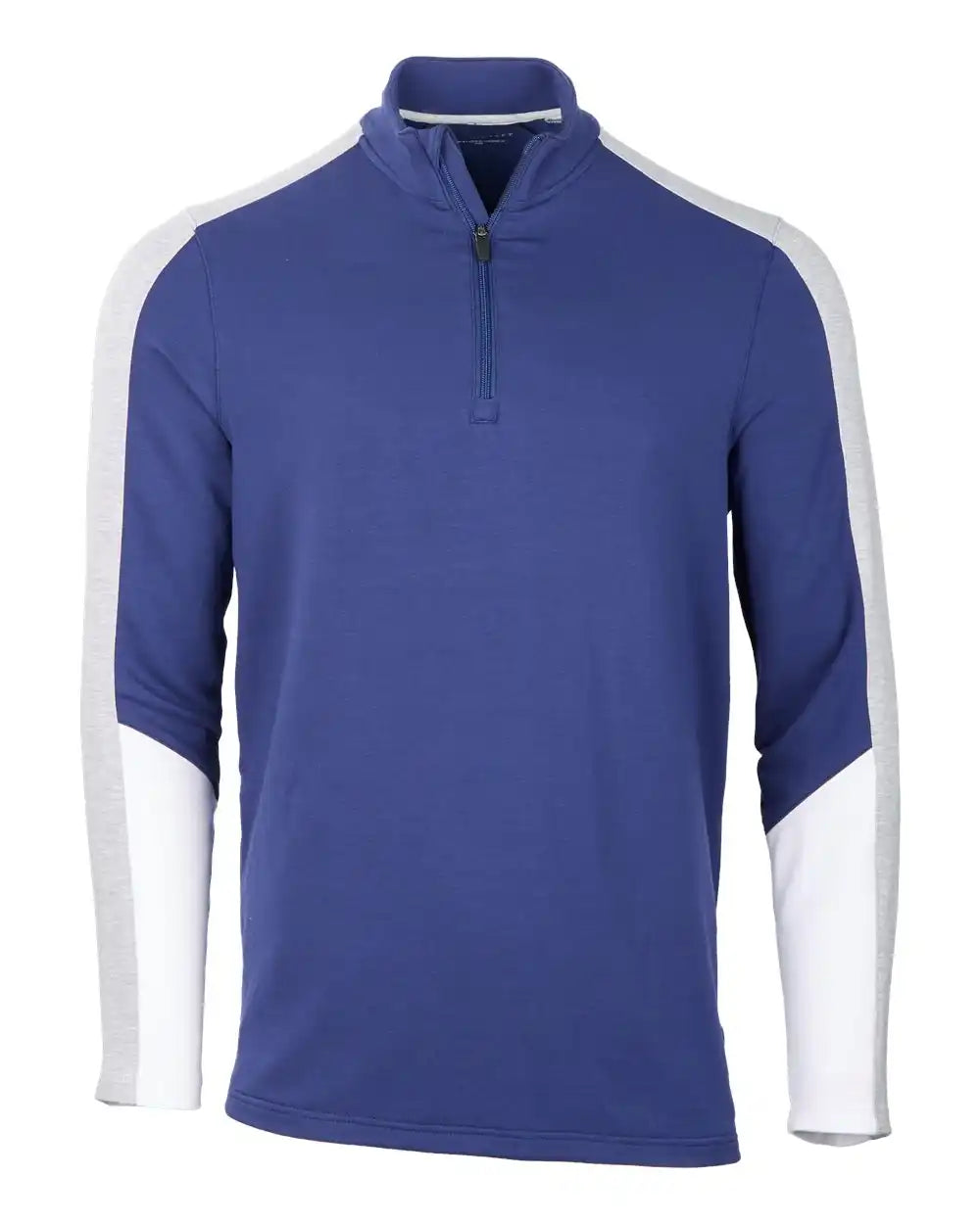 Boxercraft Bm5203 Perfect Quarter-zip Pullover - Navy Oxford Heather White - Navy/ Heather/ / Xs