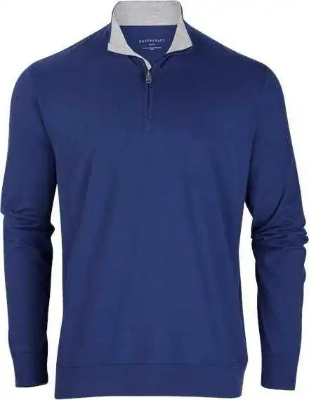 Boxercraft Bm5205 Alumni Quarter Zip Pullover - Navy