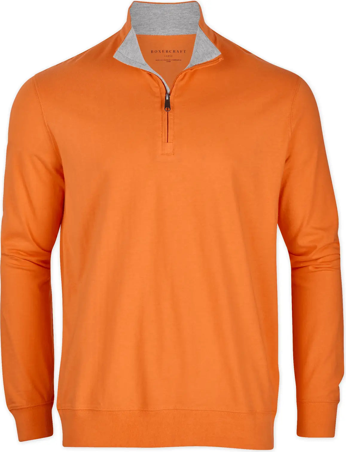Boxercraft Bm5205 Men’s Alumni Qtr Zip - Mandarin - Orange / Adult Xs