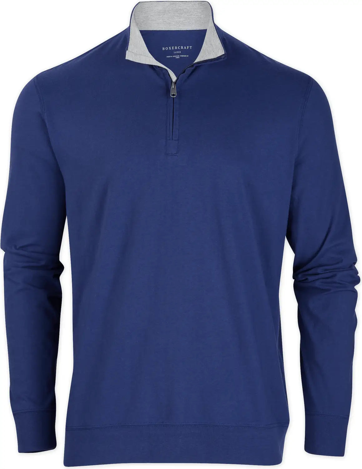 Boxercraft Bm5205 Men’s Alumni Qtr Zip - Navy - Adult Xs