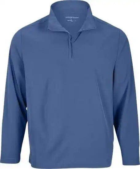 Boxercraft Bm5206 Quarter-zip Stretch Pullover - Indigo