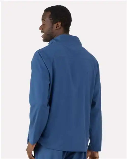 Boxercraft Bm5206 Quarter-zip Stretch Pullover - Indigo