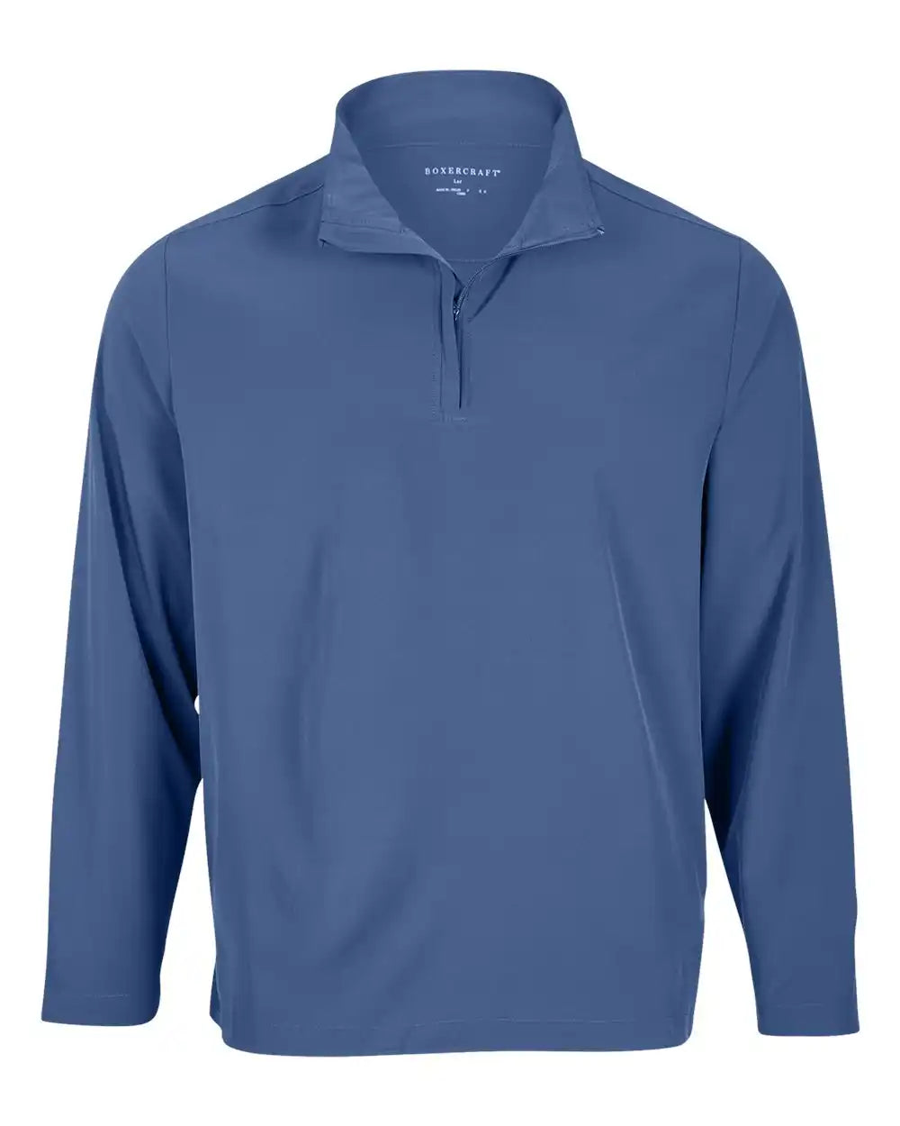 Boxercraft Bm5206 Quarter-zip Stretch Pullover - Indigo - Xs