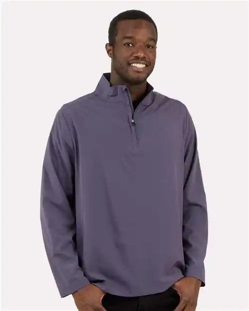 Boxercraft Bm5206 Quarter-zip Stretch Pullover - Mystic
