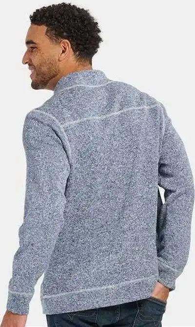 Boxercraft Bm5207 Alpine Quater-zip Pullover - Navy Heather