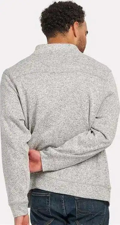Boxercraft Bm5207 Alpine Quater-zip Pullover - Oxford Heather