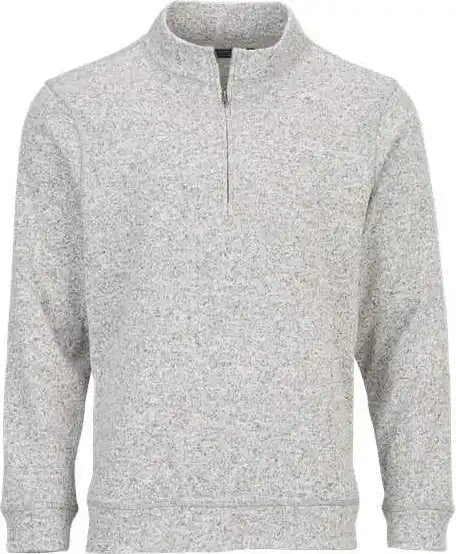 Boxercraft Bm5207 Alpine Quater-zip Pullover - Oxford Heather