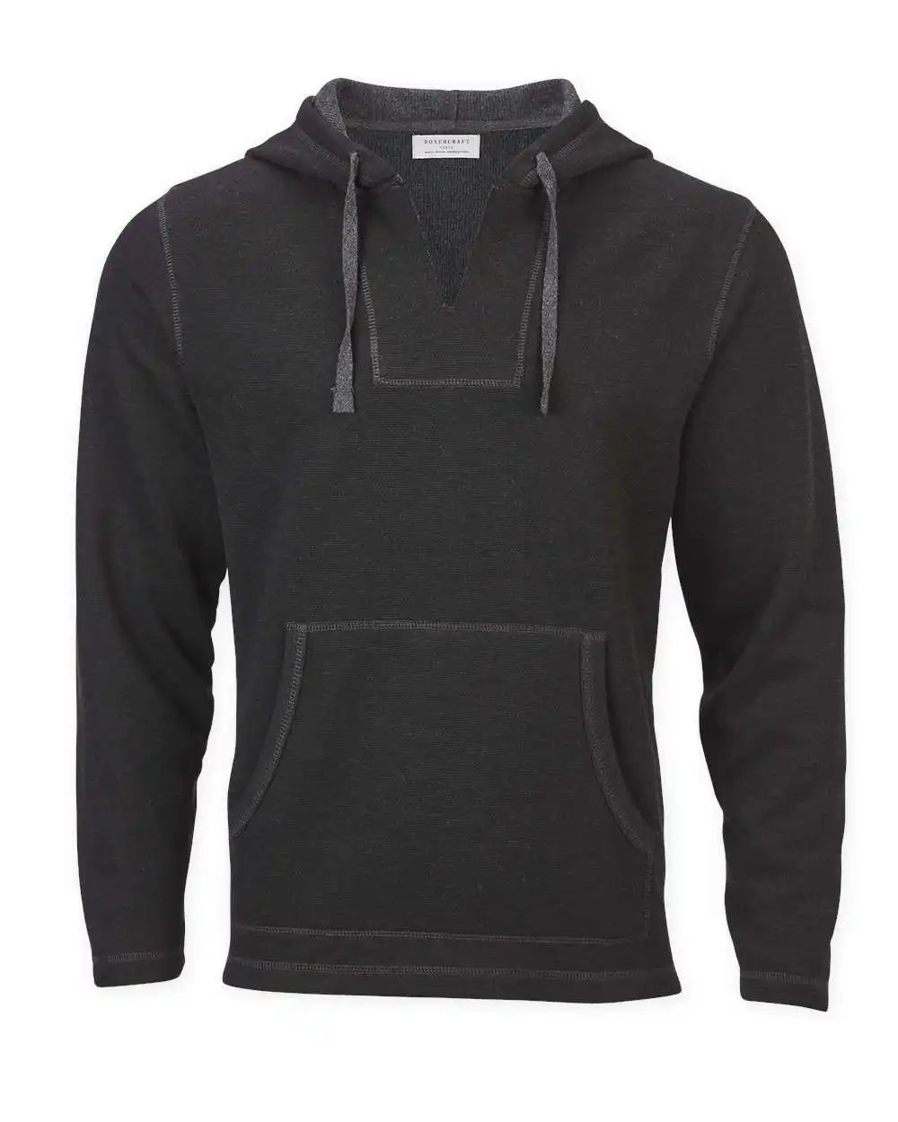 Boxercraft Bm5301 Baja Pullover - Black Charcoal Heather - Xs
